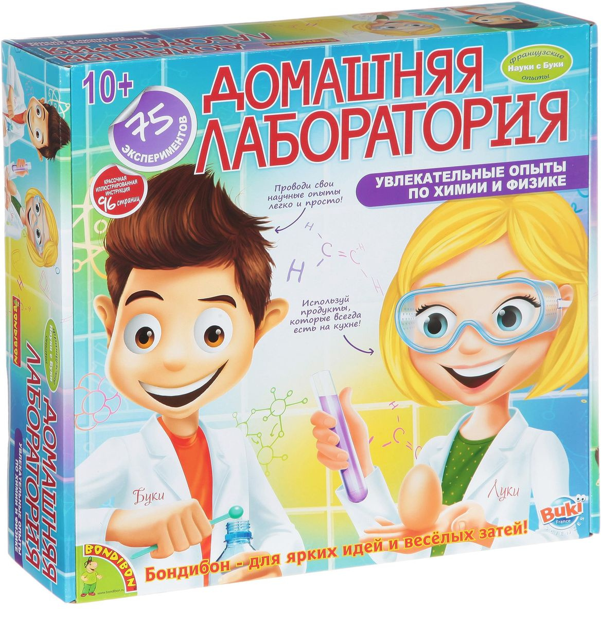 Набор для опытов Bondibon Французские Науки с Буки "Домашняя ...