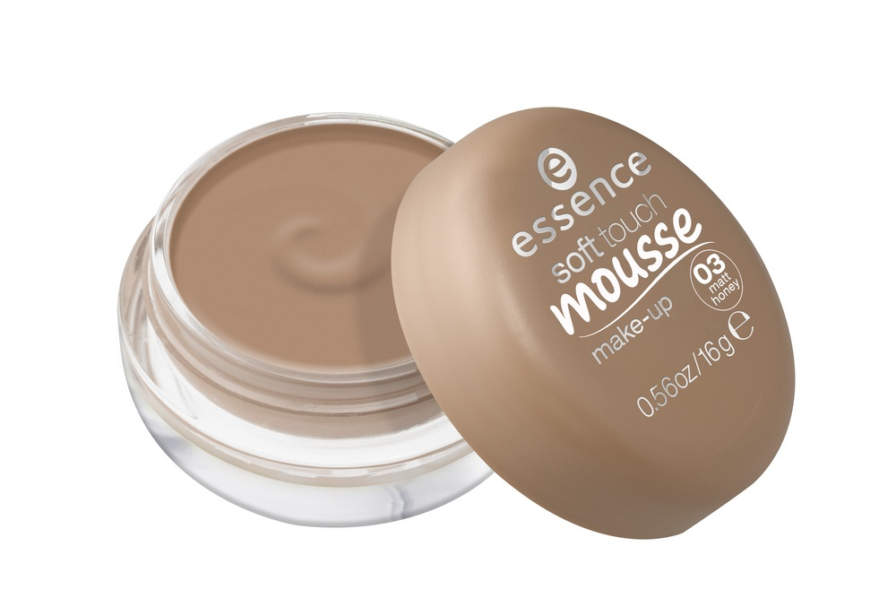 Essence Мусс тонирующий soft touch mousse make-up, 16 г, 03 matt honey ...