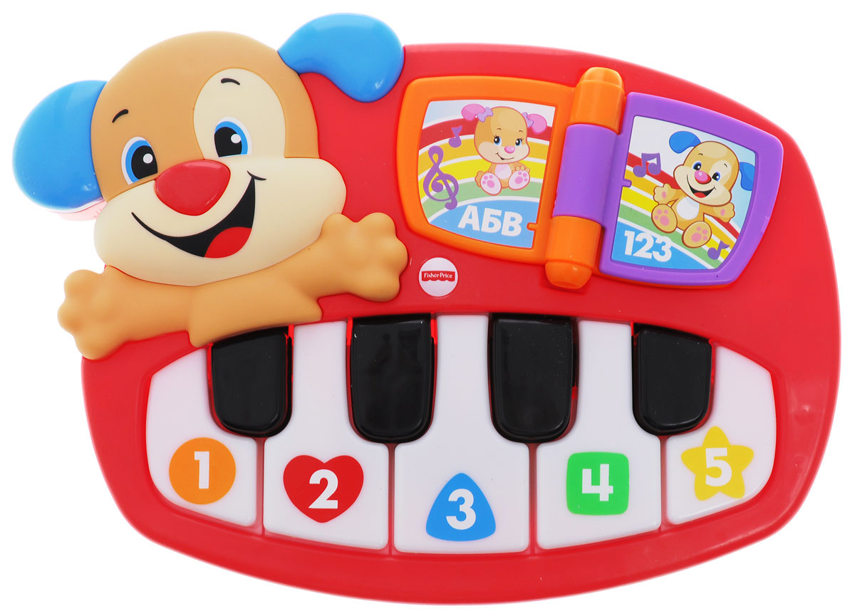 Fisher-Price Развивающая игрушка Пианино ученого щенка — купить в ...