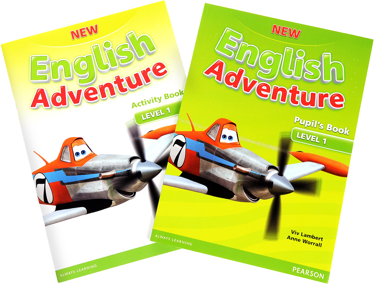 Книга "New English Adventure: Level 1 (комплект из 2 книг + CD
