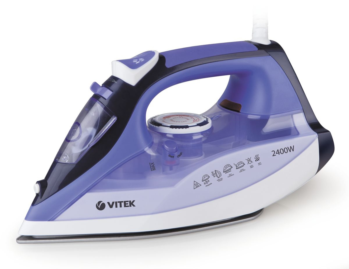 Утюг Vitek Vitek VT-1239(B) утюг Керамическое покрытие, сиреневый ...