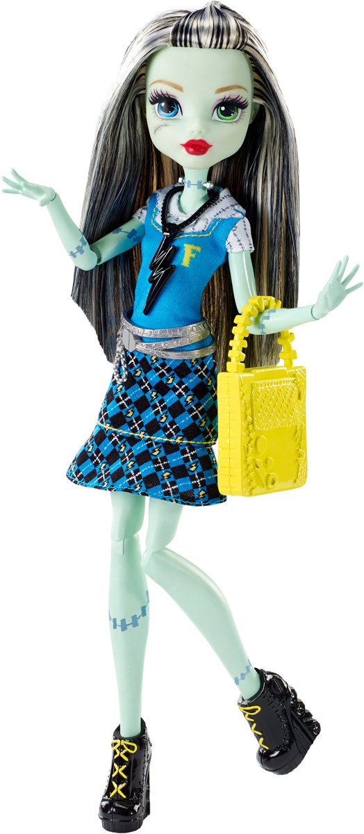 Monster High Кукла Френки Штейн цвет платья голубой #1