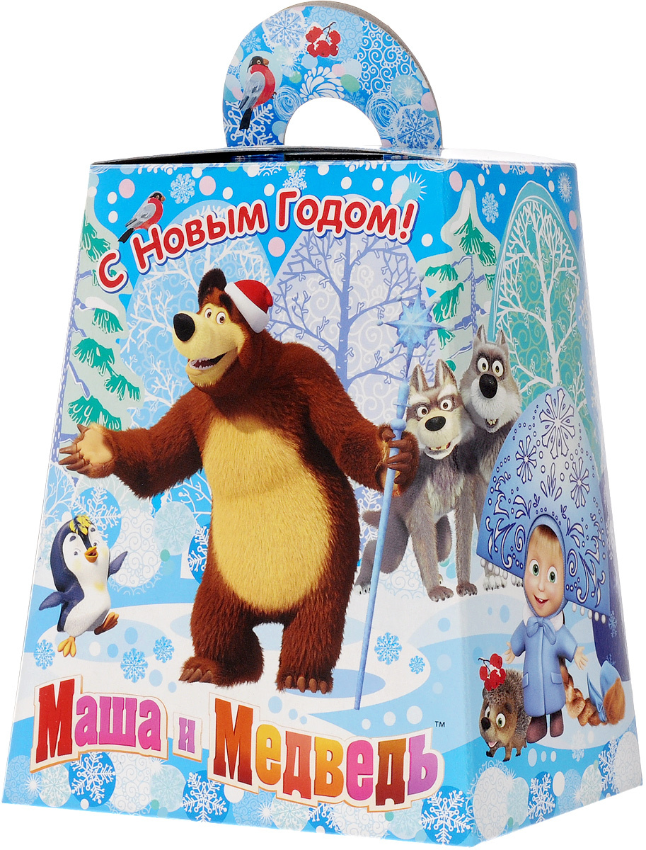 новогодние подарки маша и медведь. славянка новогодний подарок "сказка маши и медведя", 203 г. с новым годом маша открытки. маша и медведь подарки. подарок маше на новый год.