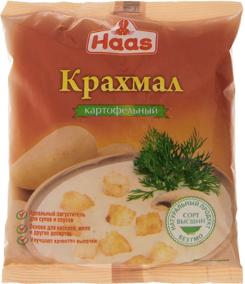 Haas крахмал картофельный, 200 г — купить в интернет-магазине OZON с ...
