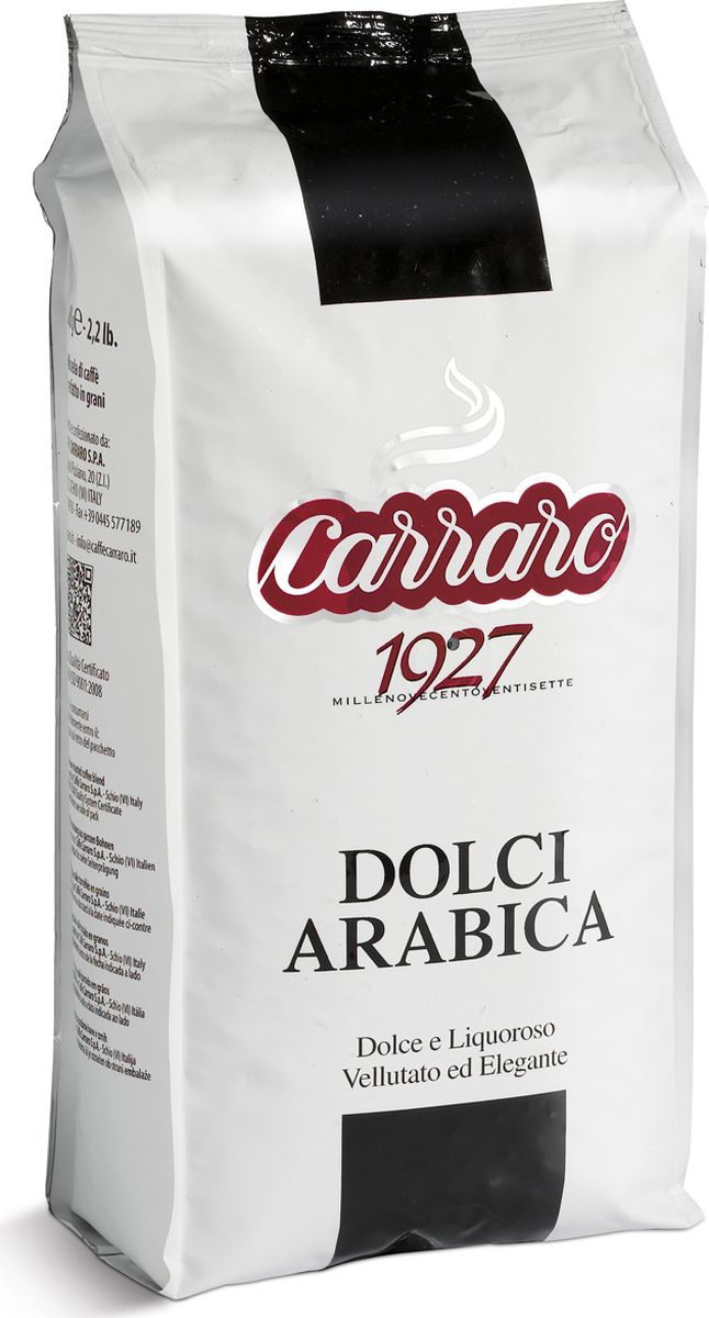 Кофе Carraro Dolci Arabica в зернах, 1 кг — купить в интернет-магазине ...