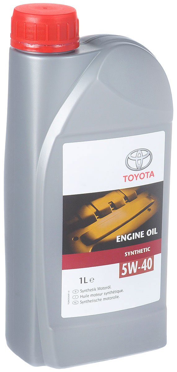 Моторное масло Toyota Engine Oil 5W-40 Синтетическое 1 л — купить в ...