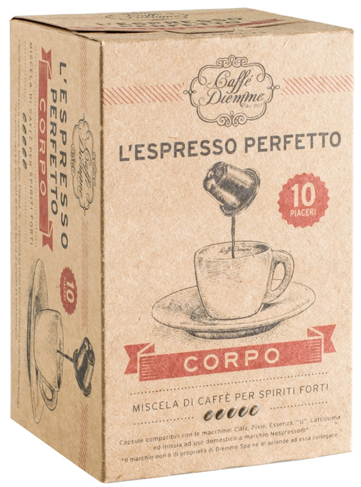 Кофе в капсулах Diemme Caffe L'espresso Corpo, 10 шт — купить в  интернет-магазине OZON с быстрой доставкой