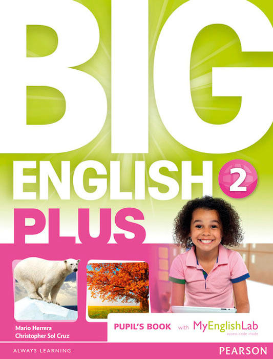 Книга "Big English Plus Level 2 Pupil's Book with MyEnglishLab Access Code Pack" Эррера Марио