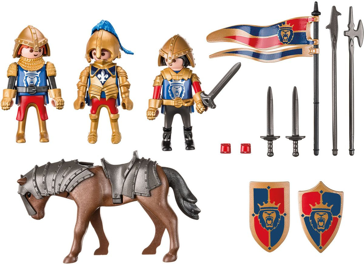 Набор игровой Playmobil "Рыцари:Королевские рыцари Львы", 6006pm, с ...