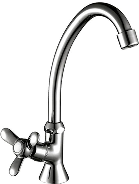 Кран Rossinka Silvermix, для холодной воды. Q02-60U Латунь Гибкая ...