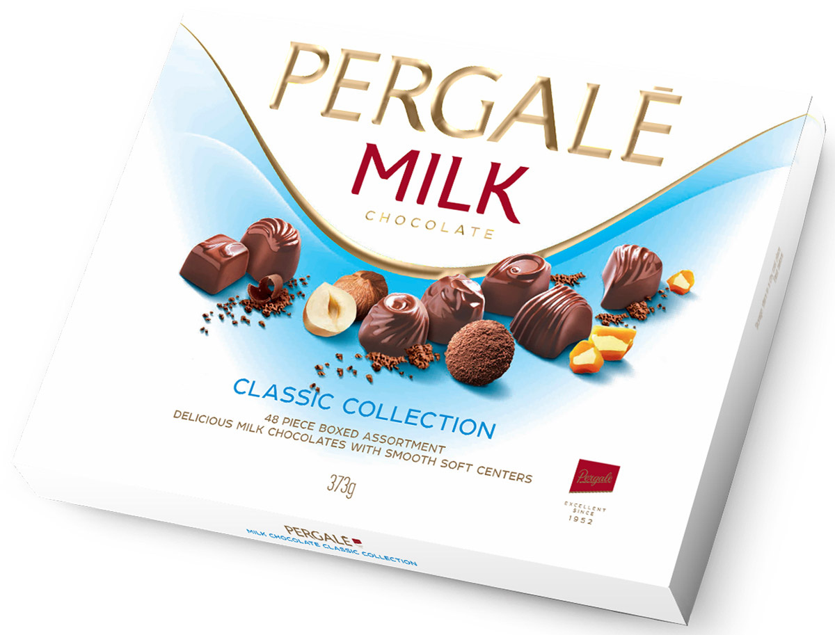 Pergale Набор конфет из молочного шоколада ассорти, 373 г — купить в ...