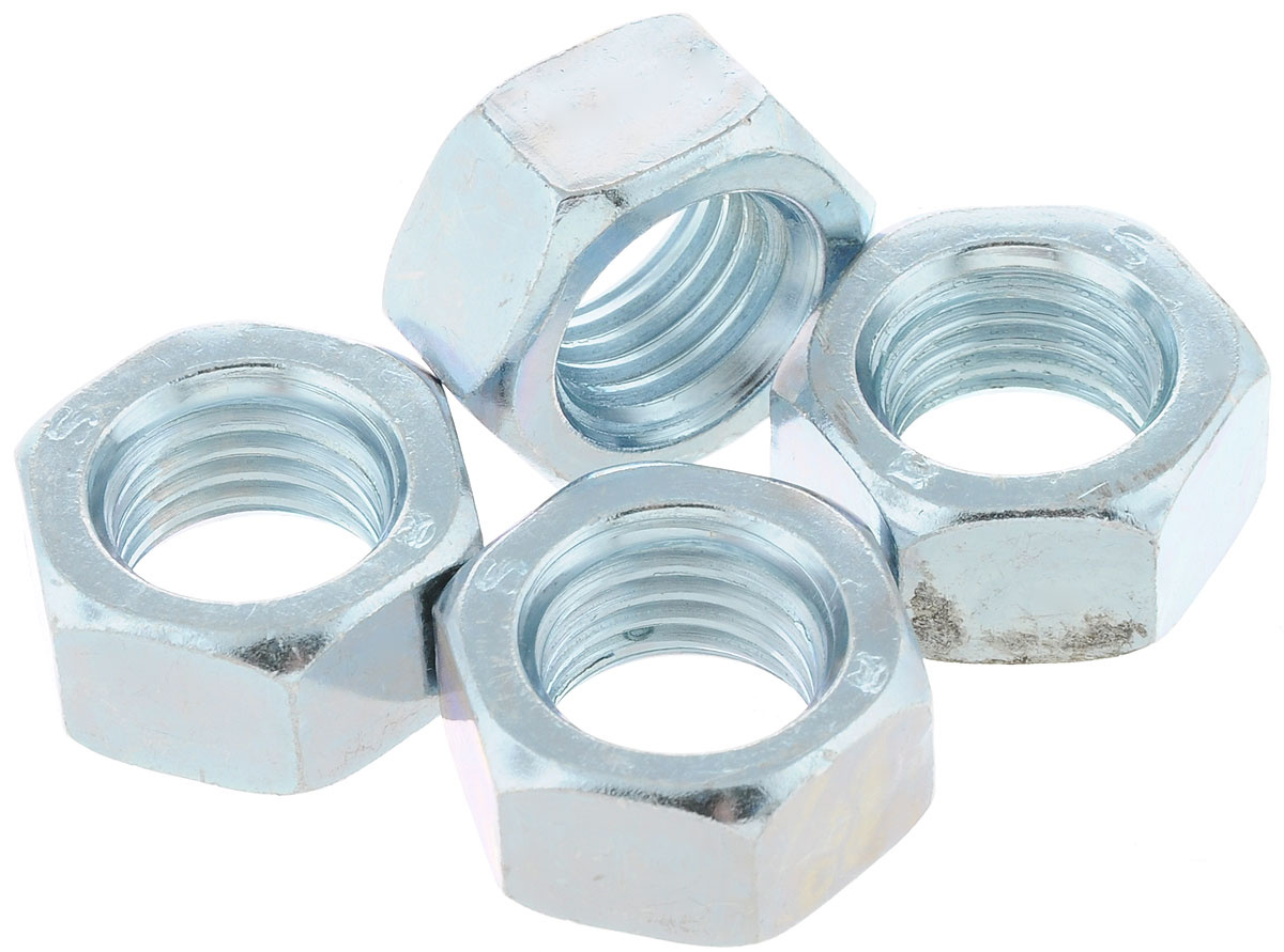 Гайка оцинкованная Tech-Krep \"DIN934\", шестигранная, М20, 4 шт - купить ...