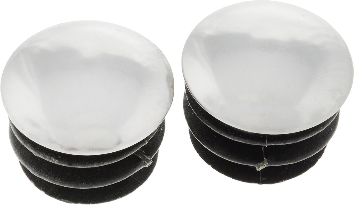 Заглушка плоская \"Tech-Krep\", цвет: хром, 25 мм, 2 шт - купить по ...