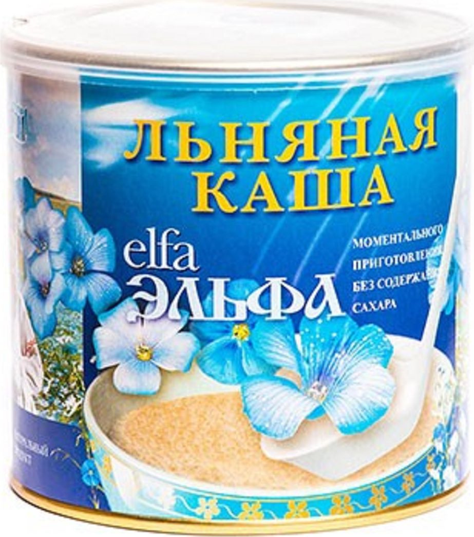 Эльфа Каша льняная со вкусом черники, 400 г —  в интернет .