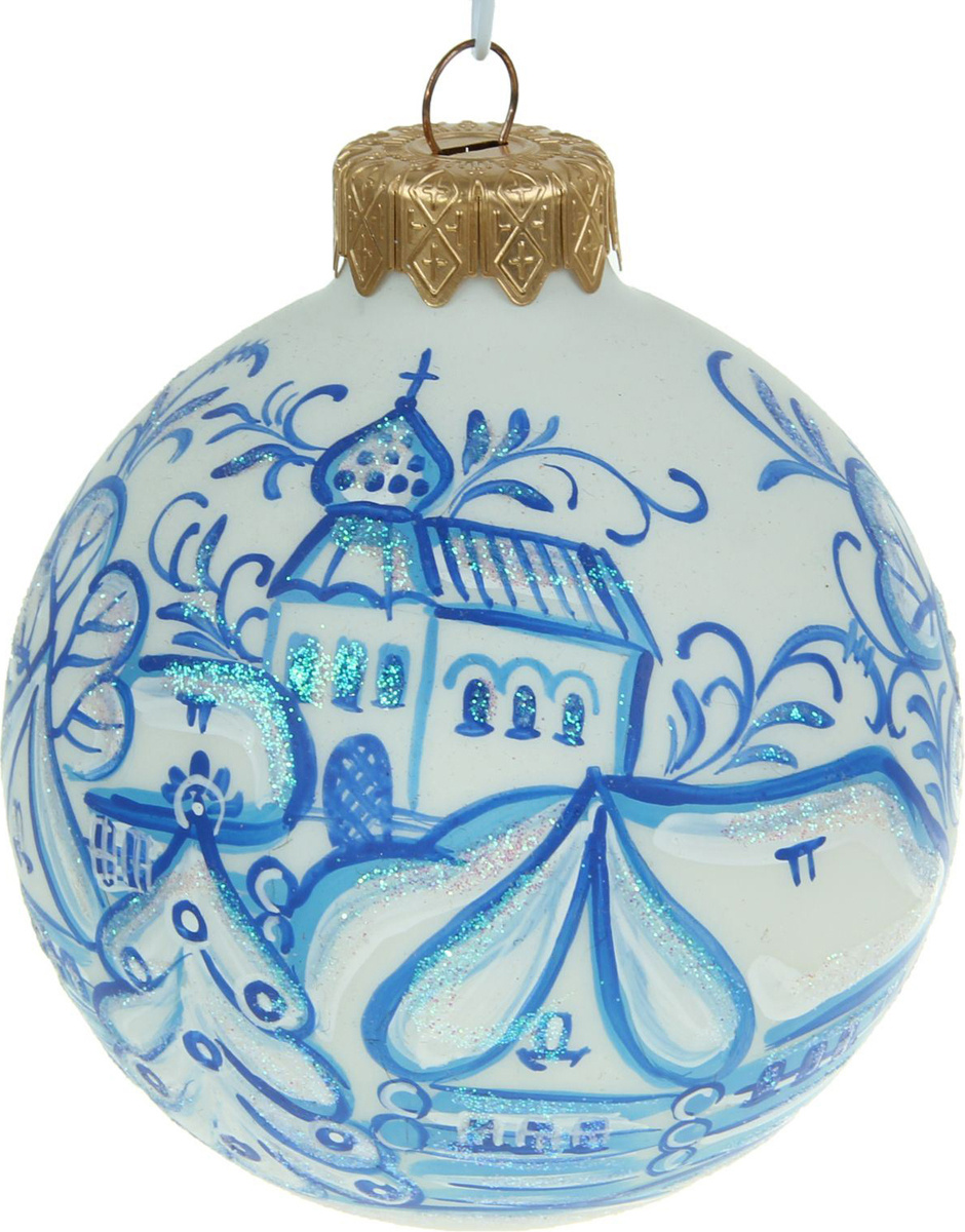 Новогодние Игрушки Гжель Новогодние Игрушки Гжель