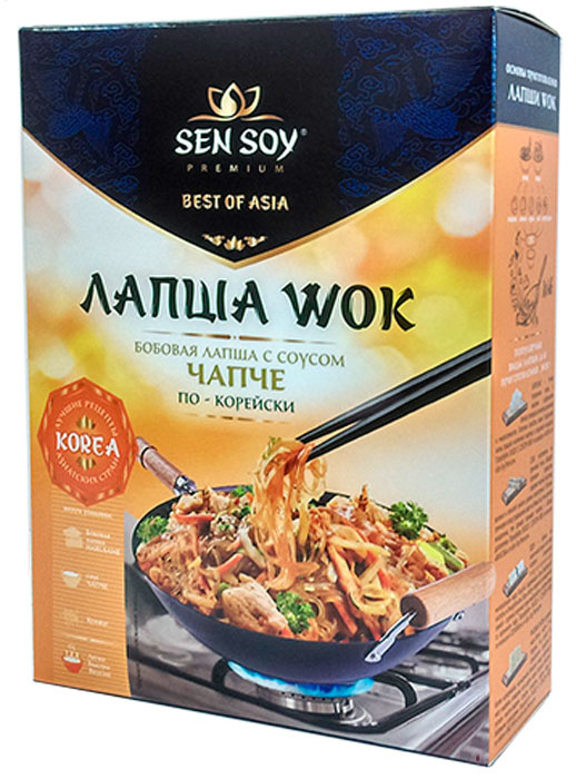 Sen Soy Premium лапша бобовая с соусом chapchae и кунжутом, 235 г ...