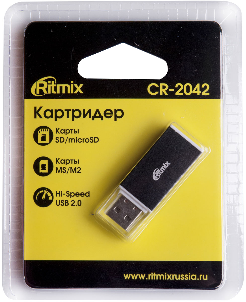 Ritmix CR-2042, Black картридер — купить в интернет-магазине OZON с ...