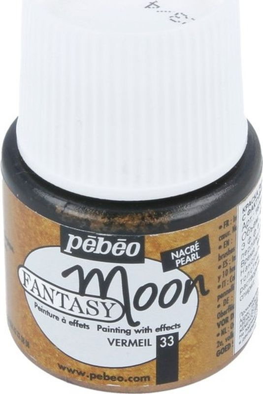 Pebeo Краска Fantasy Moon с фактурным эффектом цвет 167033 под бронзу ...