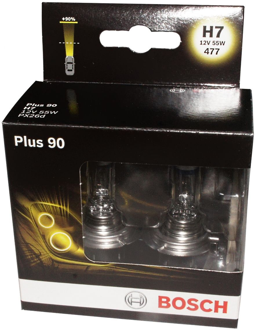 Лампа Bosch Plus 90 H7 (2шт.) 1987301075 — купить в интернет-магазине ...