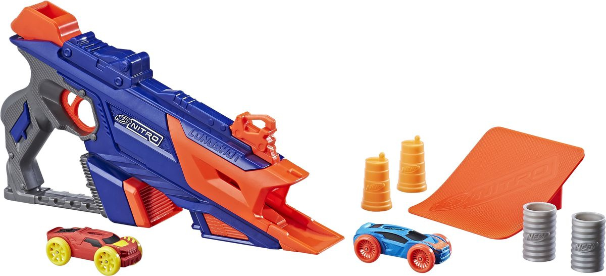 Nerf Машинка Лонгшот цвет синий, оранжевый #1