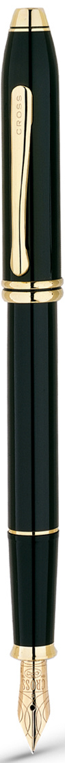 Ручка перьевая Cross Townsend, цвет чернил: черный, цвет корпуса: черный, перо М  #1