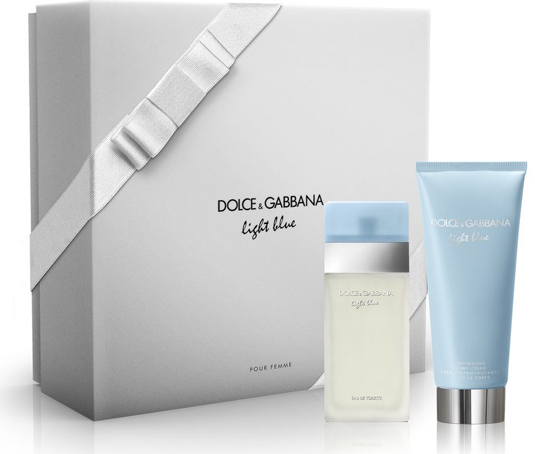 Dolce&Gabbana Парфюмерный набор "Light Blue": туалетная вода 25 мл, крем для тела 50 мл  #1