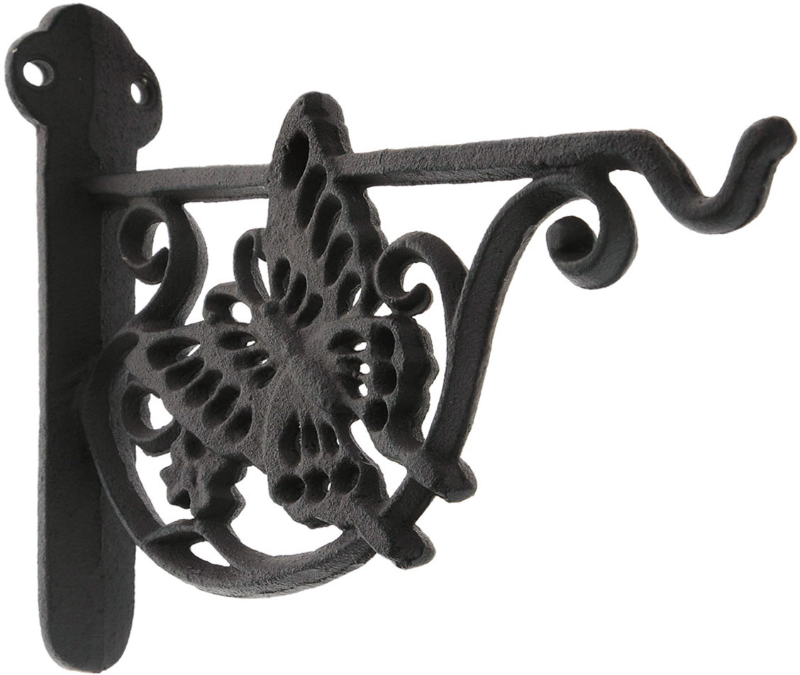 Кронштейн для кашпо Green Apple \"Весна\", чугунный, цвет: коричневый ...