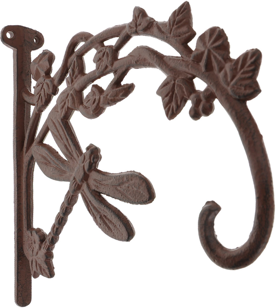 Кронштейн для кашпо Green Apple \"Лето\", чугунный, цвет: коричневый ...