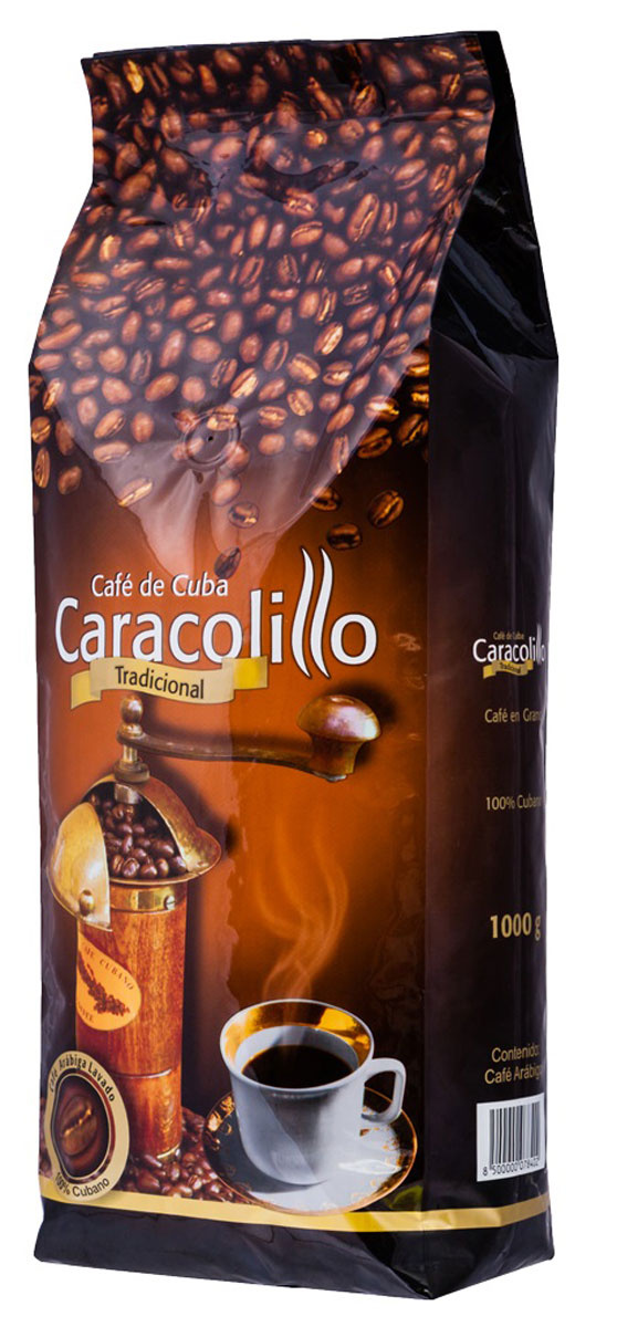 Caracolillo Cafe de Cuba кофе в зернах, 1000 г — купить в