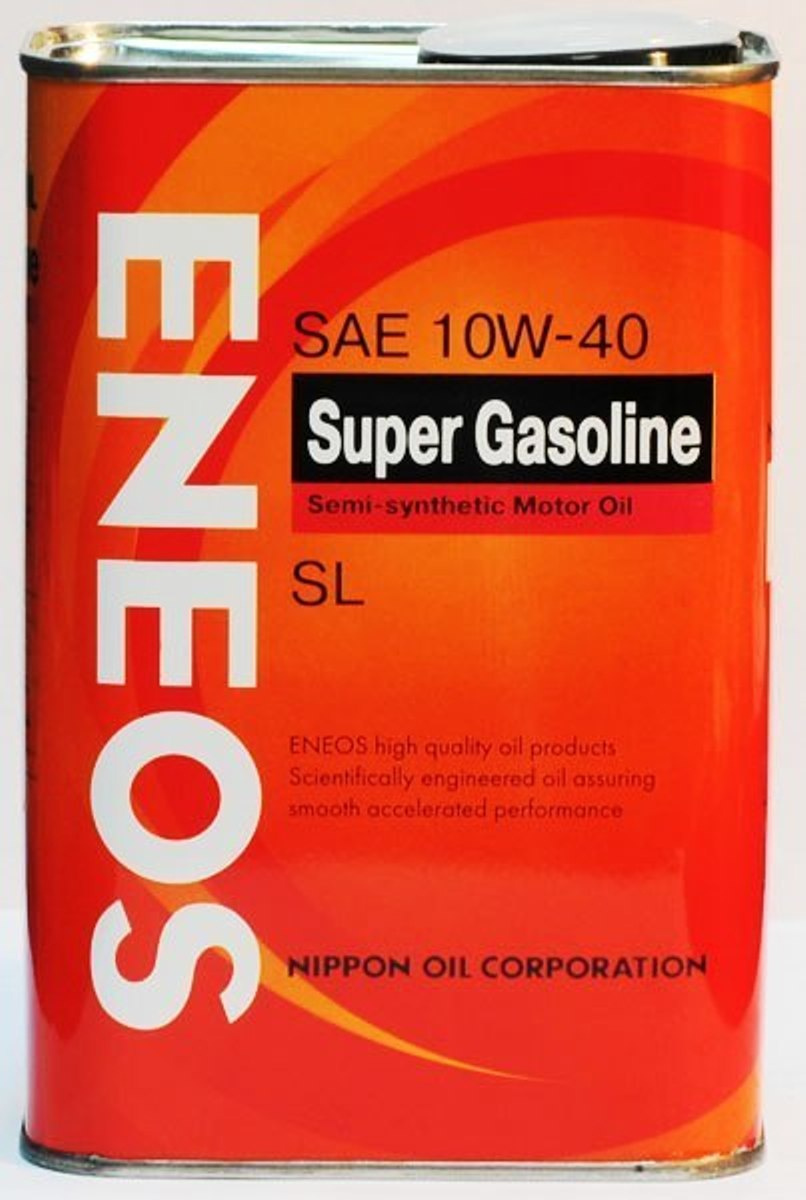 Моторное масло ENEOS SUPER GASOLINE SEMI-SYNTHETIC 10W-40 .