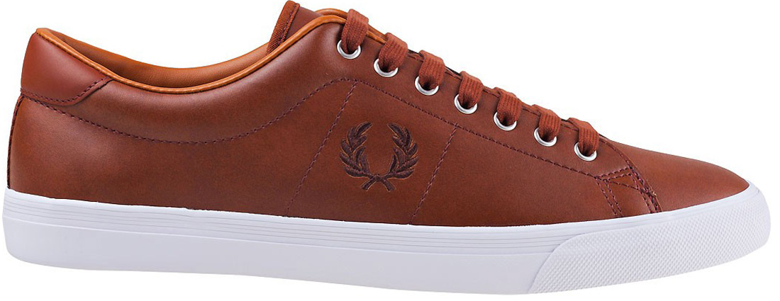 fred perry underspin leather trainers