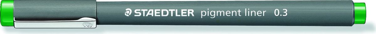 Staedtler Ручка капиллярная Pigment Liner 308 0,3 мм цвет чернил зеленый  #1