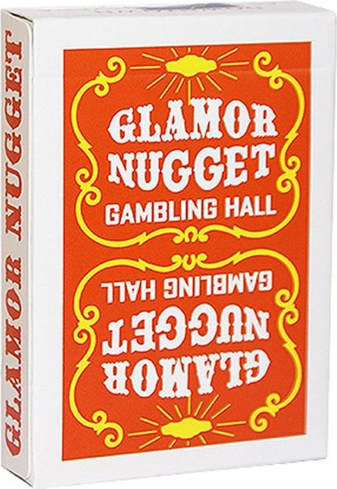 Карты игральные "Glamor Nugget", цвет: оранжевый #1