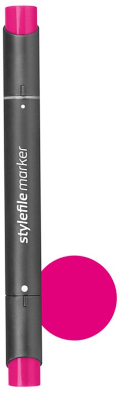 Stylefile Маркер двухсторонний Classic цвет 458 красно-фиолетовый яркий  #1