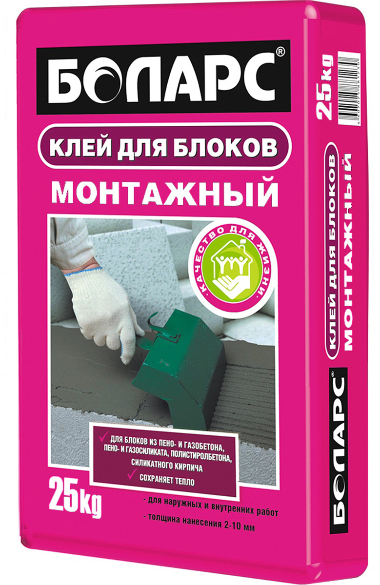 Клей Боларс "Монтажный", 25 кг — купить в интернет-магазине OZON с ...