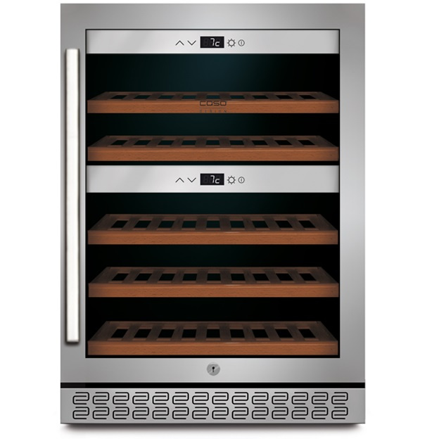 CASO Винный шкаф под столешницу Caso WineChef Pro 40 серебристый по ...