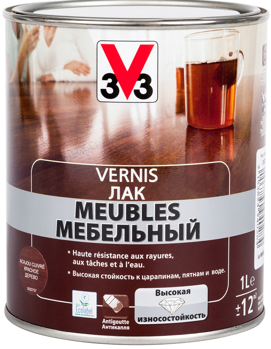 Лак для мебели v33 акриловый