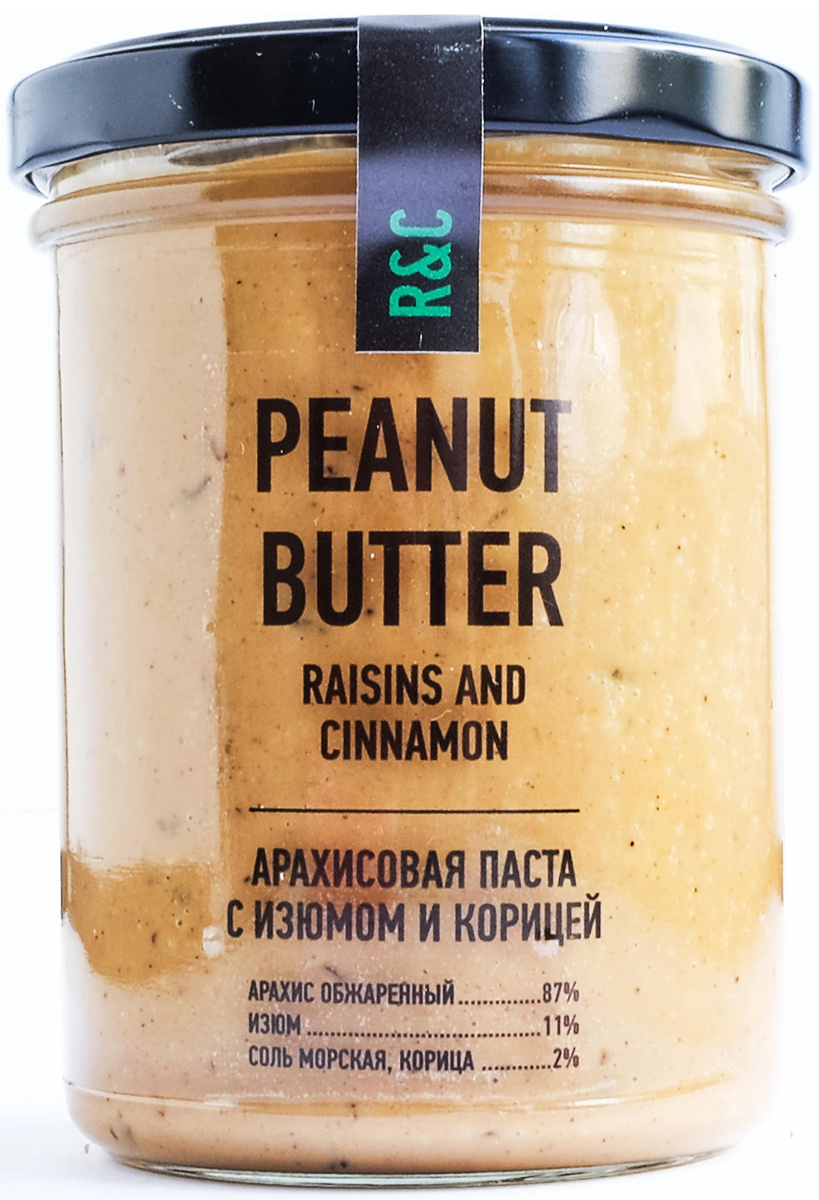 Arahis Project Арахисовая паста с изюмом и с корицей, 200 г — купить в ...