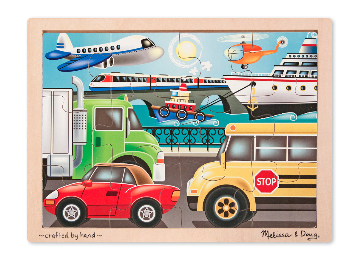 Melissa & Doug Пазл для малышей Мои первые пазлы В пути — купить в ...