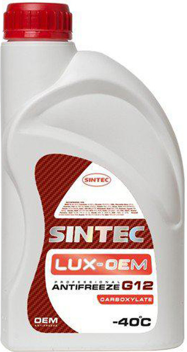 Антифриз sintec premium g12