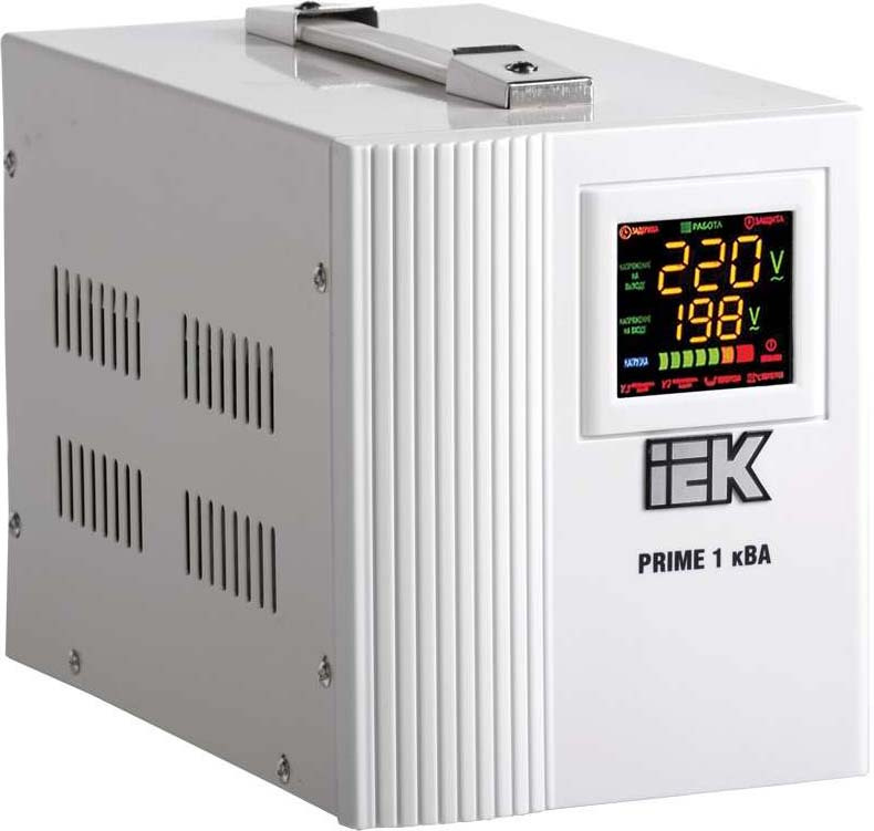 Стабилизатор напряжения IEK "Prime" 1 кВА, переносной, ИЭК. IVS31-1 ...