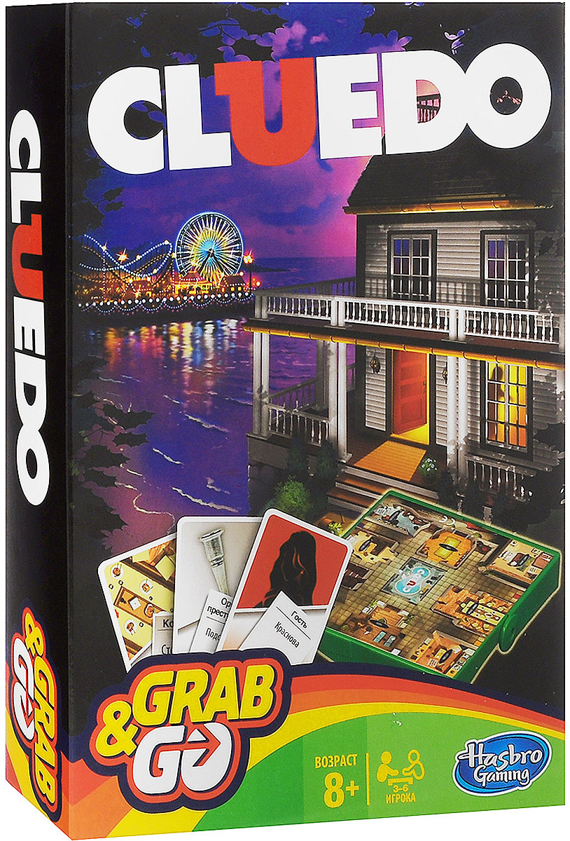 Hasbro Games настольная игра "Клуэдо", дорожная версия — купить в ...