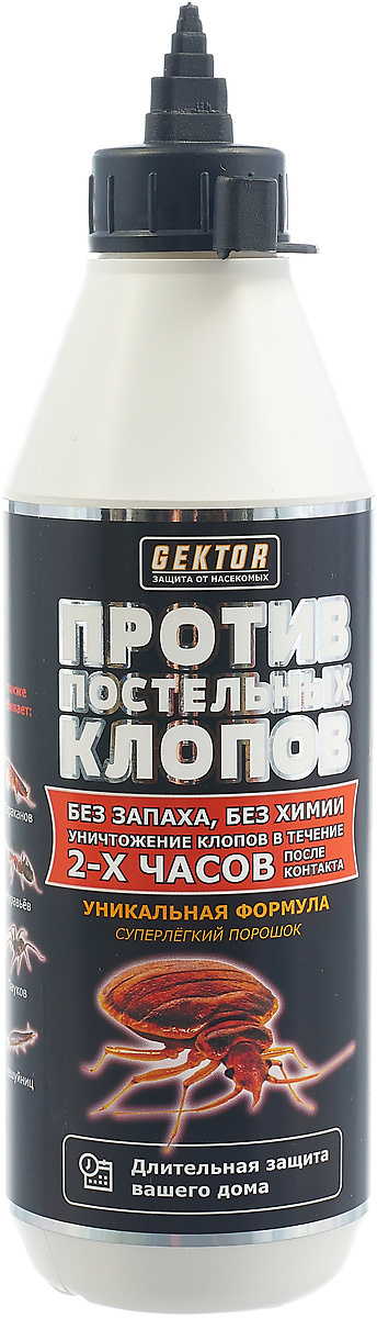 Gektor (Гектор) средство против клопов, тараканов, муравьев, блох 100г .