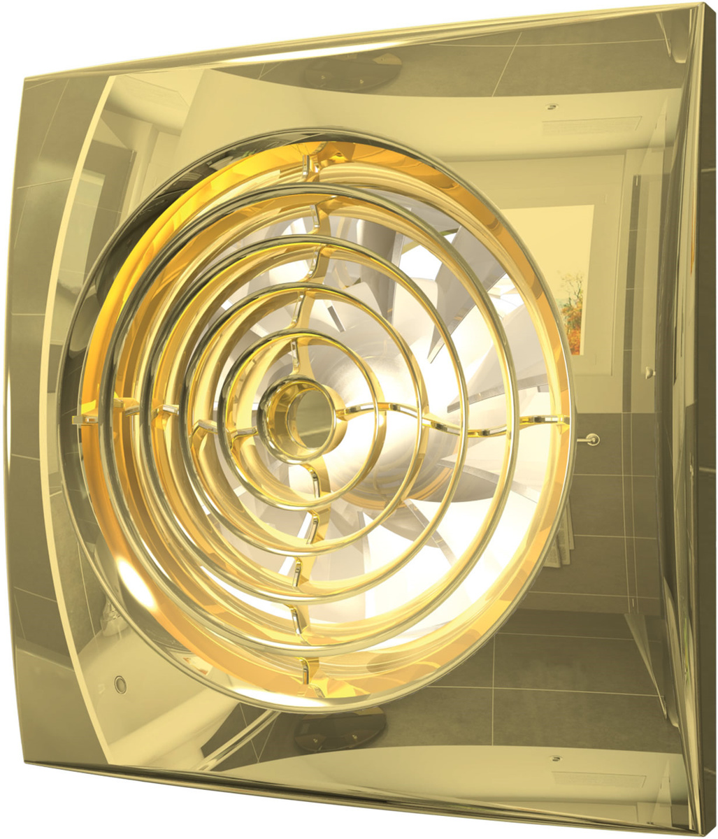 Вытяжной вентилятор DiCiTi AURA 4C Gold с обратным клапаном, D 100 мм ...