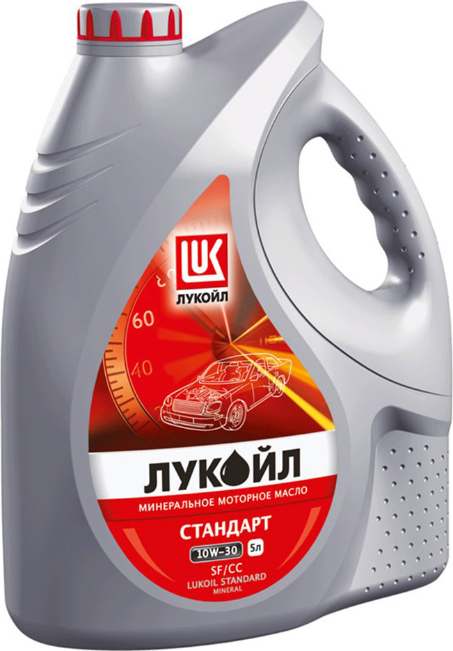 Моторное масло Лукойл (Lukoil) СТАНДАРТ 10W-30 Минеральное 5 л -  .