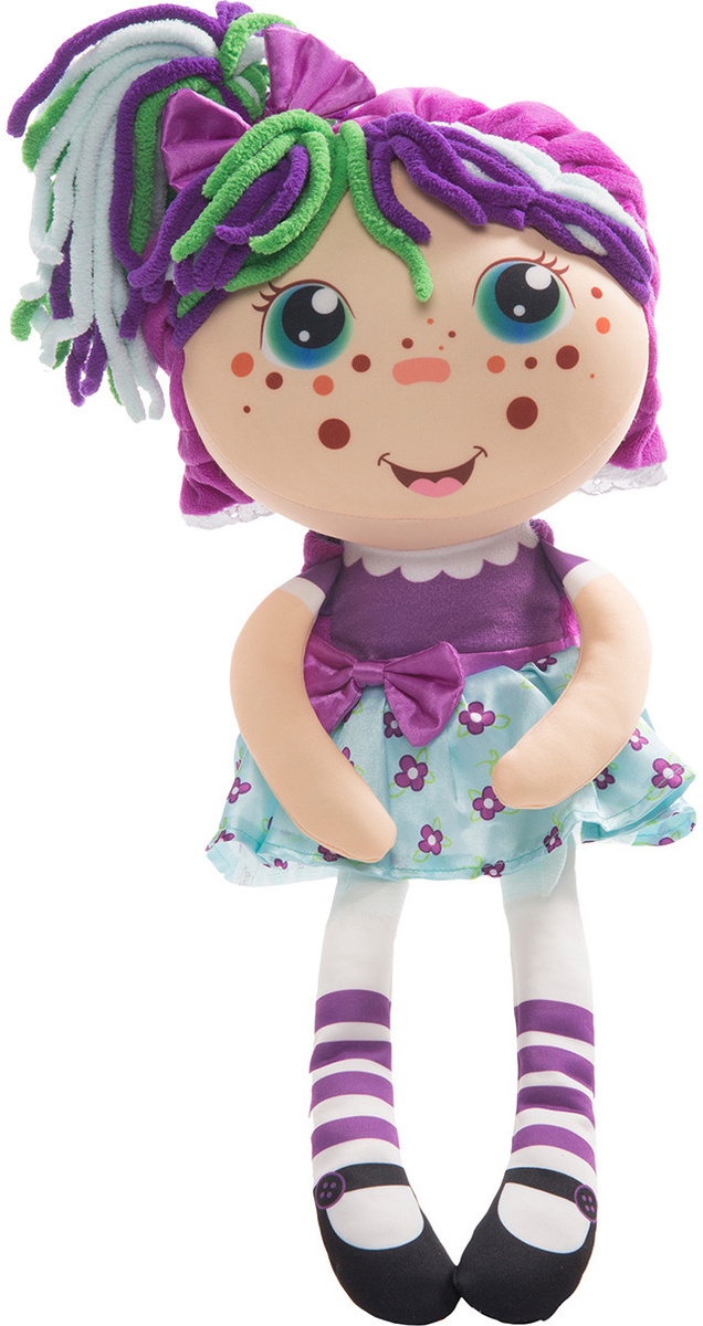 Кукла плюшевая 1TOY "Девчушка-вывернушка Варюшка 2в1" — купить в ...