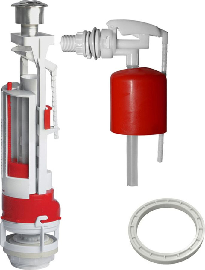 Арматура для бачка ИнкоЭр, кнопочная, 2 режима, цвет в ассортименте. ИС ...