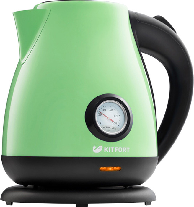 Электрический чайник Kitfort КТ-642-1, светло-зеленый #1