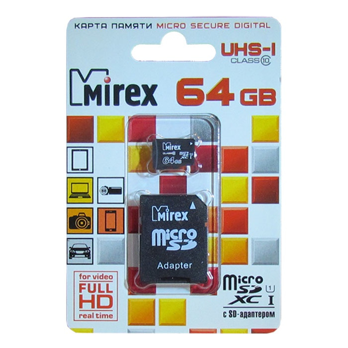 Карта памяти microsdxc 64 гб