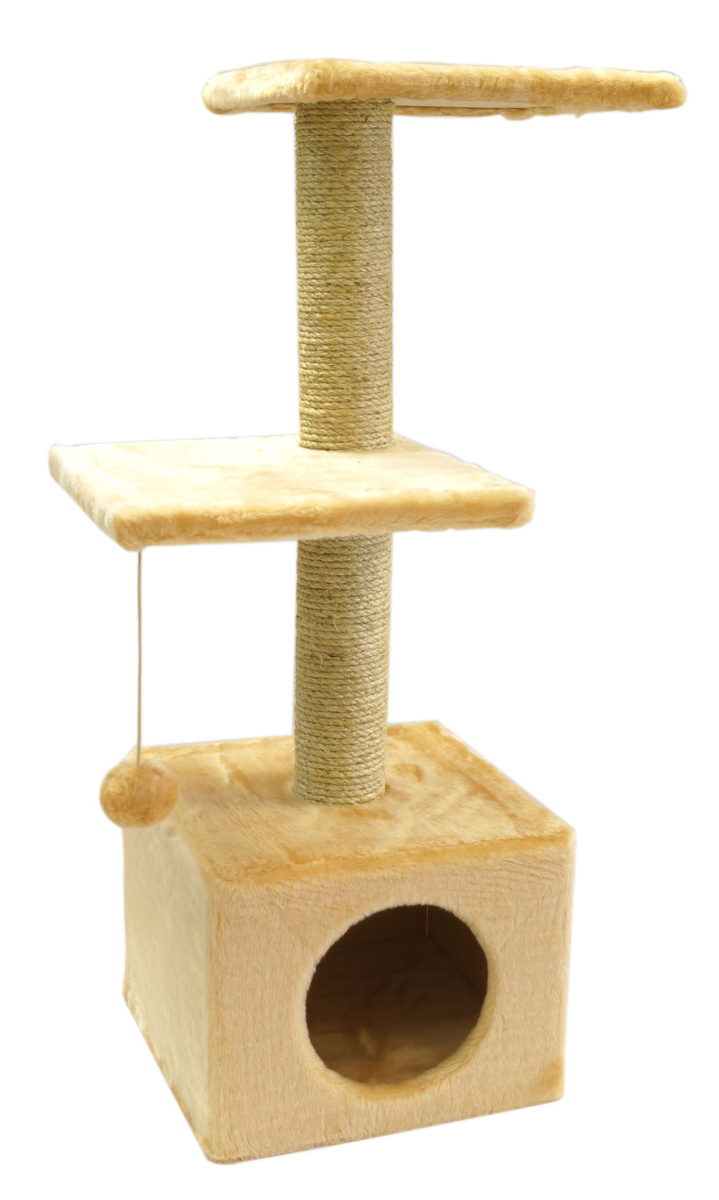 домик когтеточка для кошек материал